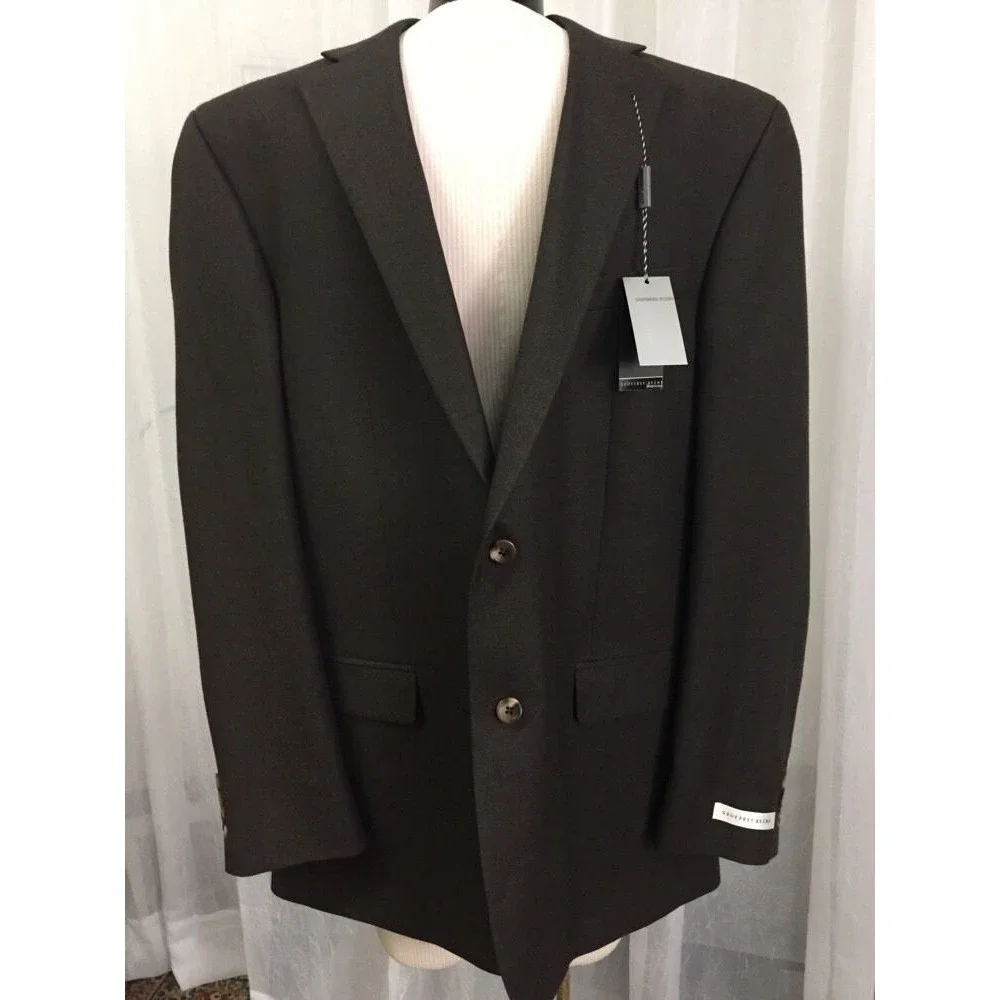 Geoffrey Beene Men's Blazer Cashmere Blend Size 44L New $275